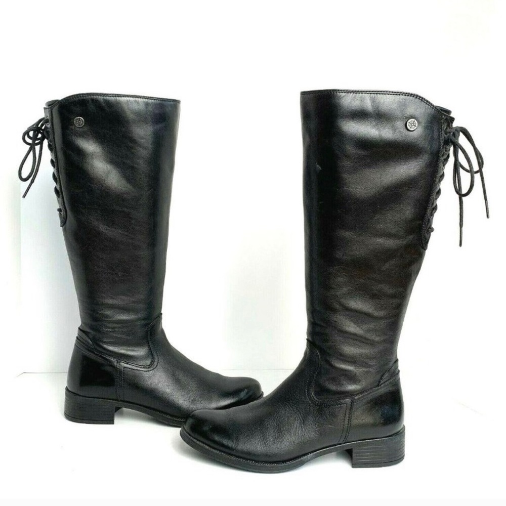 Bussola tie up riding boots. Perfect condition